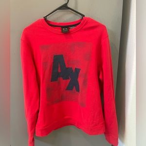 Armani Exchange Men’s Red Sweater - size medium